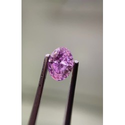 Diament o barwie fantazyjnej szlif owalny, 0.44ct, SI1, Fancy Deep Purple Pink, GIA 6451910812
