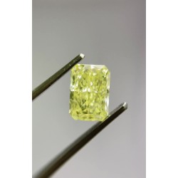 Diament o barwie fantazyjnej radiant, 1.02ct, SI2, Fancy Yellow, GIA 5493514567