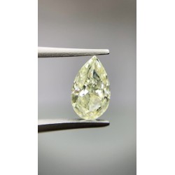 Diament o barwie fantazyjnej szlif gruszkowy, 2ct, VS2, Q-R, GIA 2235215676