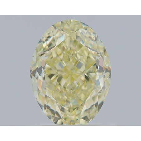 Diament o barwie fantazyjnej szlif owalny, 1ct, VS2, Fancy Yellow, GIA 6475412459
