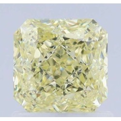 Diament o barwie fantazyjnej szlif schodkowy, 1.15ct, VVS1, Fancy Light Yellow, GIA 1423734713