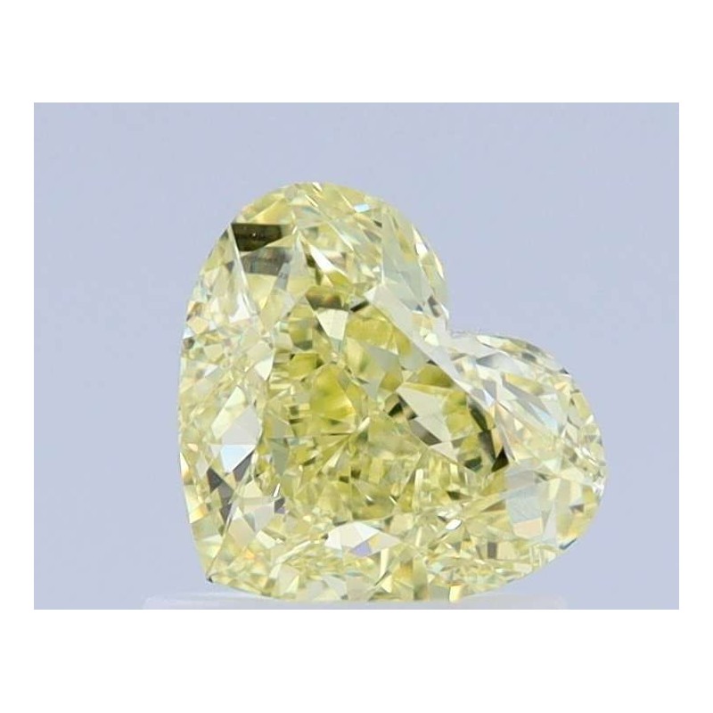 Diament o barwie fantazyjnej serce, 1.01ct, VVS1, Fancy Light Yellow, GIA 2221658985 Diament o barwie fantazyjnej serce, 1.01ct, VVS1, Fancy Light Yellow, GIA 2221658985