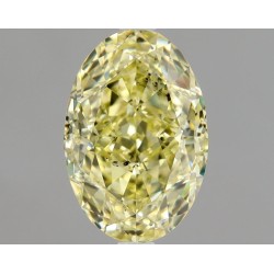 Diament o barwie fantazyjnej szlif owalny, 1.21ct, SI2, Fancy Yellow, GIA 2231449321