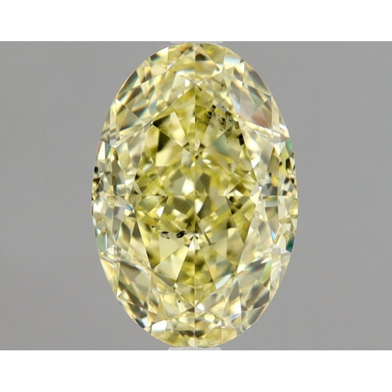 Diament o barwie fantazyjnej szlif owalny, 1.21ct, SI2, Fancy Yellow, GIA 2231449321