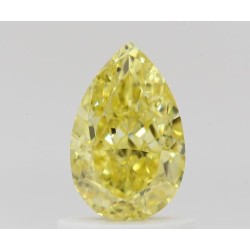 Diament o barwie fantazyjnej szlif gruszkowy, 1.04ct, SI2, Fancy Intense Yellow, GIA 6482337506