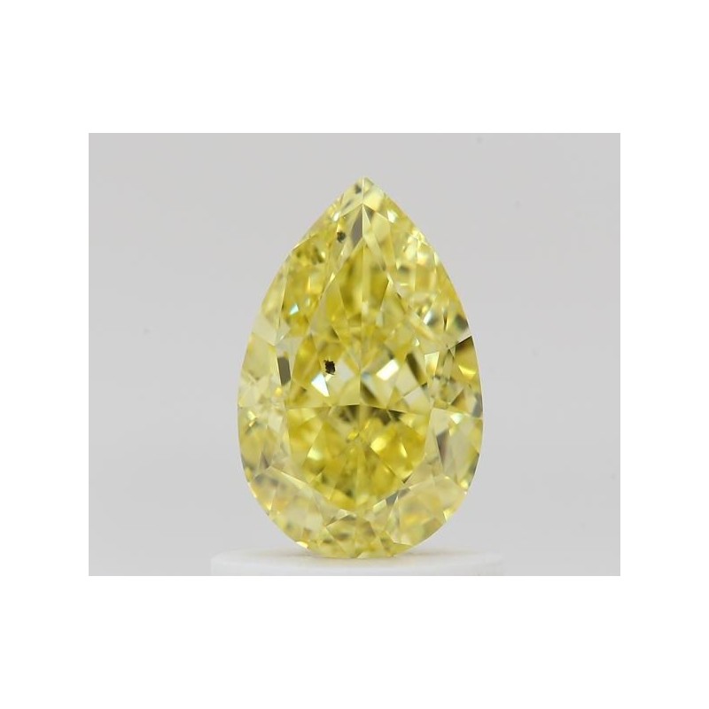 Diament o barwie fantazyjnej szlif gruszkowy, 1.04ct, SI2, Fancy Intense Yellow, GIA 6482337506