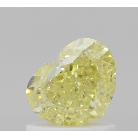 Diament o barwie fantazyjnej serce, 1.09ct, SI2, Fancy Yellow, GIA 7483621953