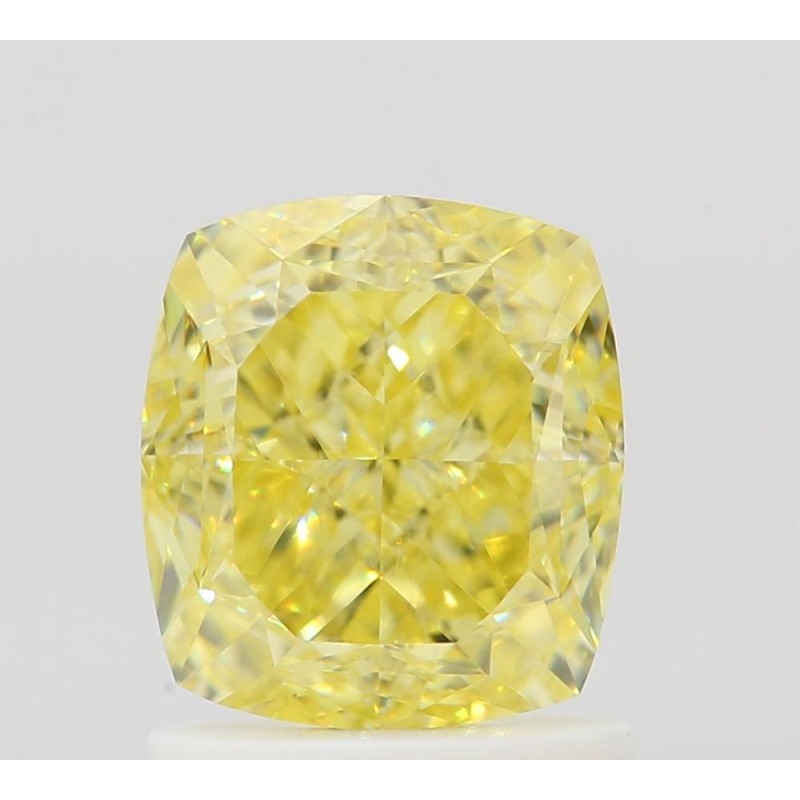 Diament o barwie fantazyjnej szlif poduszkowy brylantowy, 1.52ct, VS1, Fancy Intense Yellow, GIA 3515504871 Diament o barwie fantazyjnej szlif poduszkowy brylantowy, 1.52ct, VS1, Fancy Intense Yellow, GIA 3515504871