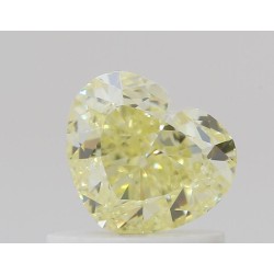 Diament o barwie fantazyjnej serce, 1ct, VS2, Fancy Yellow, GIA 2498126162