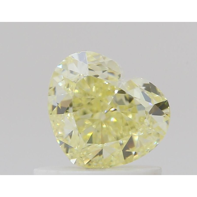 Diament o barwie fantazyjnej serce, 1ct, VS2, Fancy Yellow, GIA 2498126162 Diament o barwie fantazyjnej serce, 1ct, VS2, Fancy Yellow, GIA 2498126162