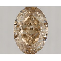 Diament o barwie fantazyjnej szlif owalny, 1.06ct, VS1, Fancy Brown Yellow, GIA 5523258519