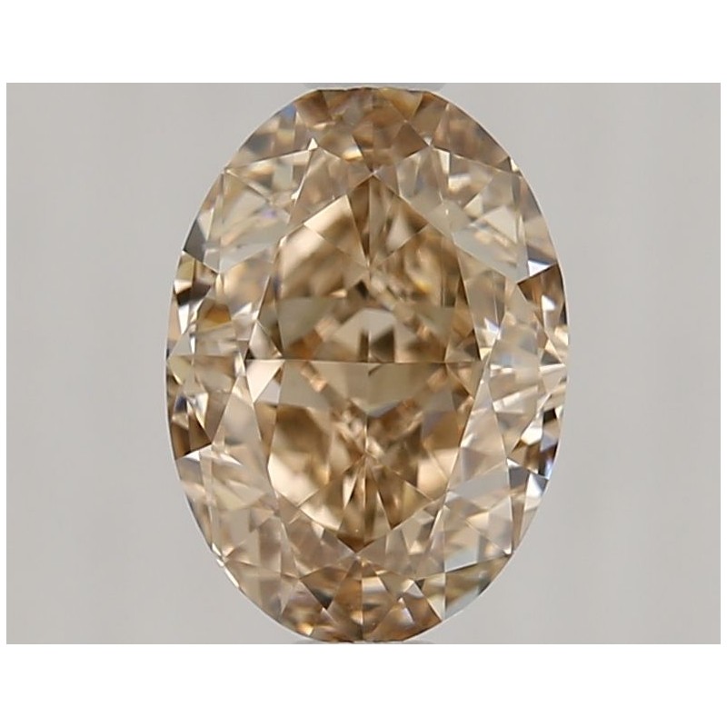 Diament o barwie fantazyjnej szlif owalny, 1.06ct, VS1, Fancy Brown Yellow, GIA 5523258519