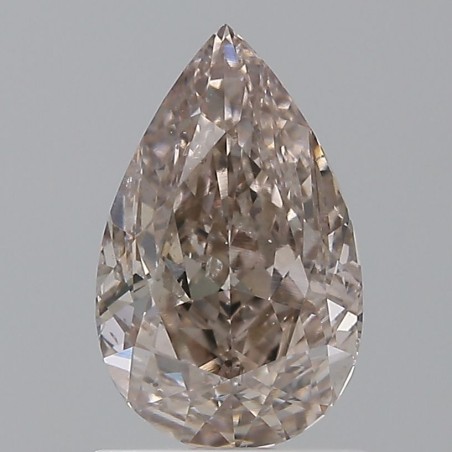 Diament o barwie fantazyjnej szlif gruszkowy, 1.3ct, SI2, Fancy Light Brown, GIA 5231613728