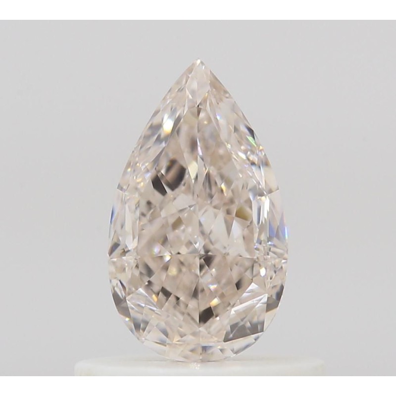 Diament o barwie fantazyjnej szlif gruszkowy, 0.58ct, VS1, Fancy Light Pinkish Brown, GIA 6521026885
