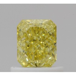 Diament o barwie fantazyjnej radiant, 0.73ct, VS2, Fancy Intense Yellow, GIA 2494955749