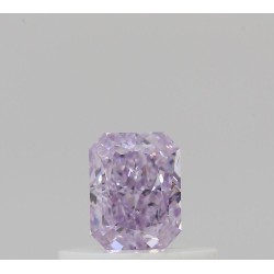 Diament o barwie fantazyjnej radiant, 0.35ct, SI1, Fancy Pinkish Purple, GIA 2494745787