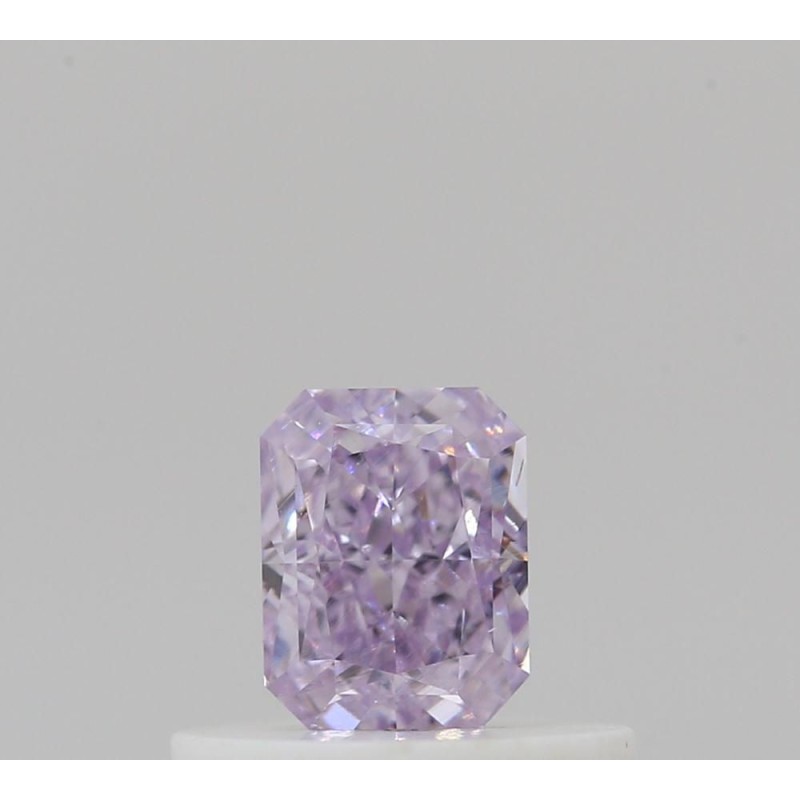 Diament o barwie fantazyjnej radiant, 0.35ct, SI1, Fancy Pinkish Purple, GIA 2494745787