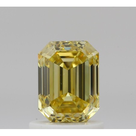 Diament o barwie fantazyjnej szlif szmaragdowy, 1.06ct, VS2, Fancy Deep Yellow, GIA 5506339003