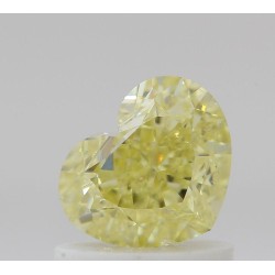 Diament o barwie fantazyjnej serce, 1.02ct, SI2, Fancy Yellow, GIA 1508285095