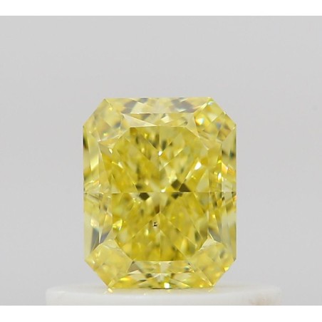 Diament o barwie fantazyjnej radiant, 0.51ct, VS2, Fancy Intense Yellow, GIA 2524130015