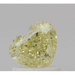 Diament o barwie fantazyjnej serce, 1.02ct, SI1, Fancy Yellow, GIA 6502116381