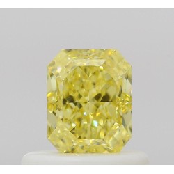 Diament o barwie fantazyjnej radiant, 0.51ct, VS1, Fancy Intense Yellow, GIA 7528207270