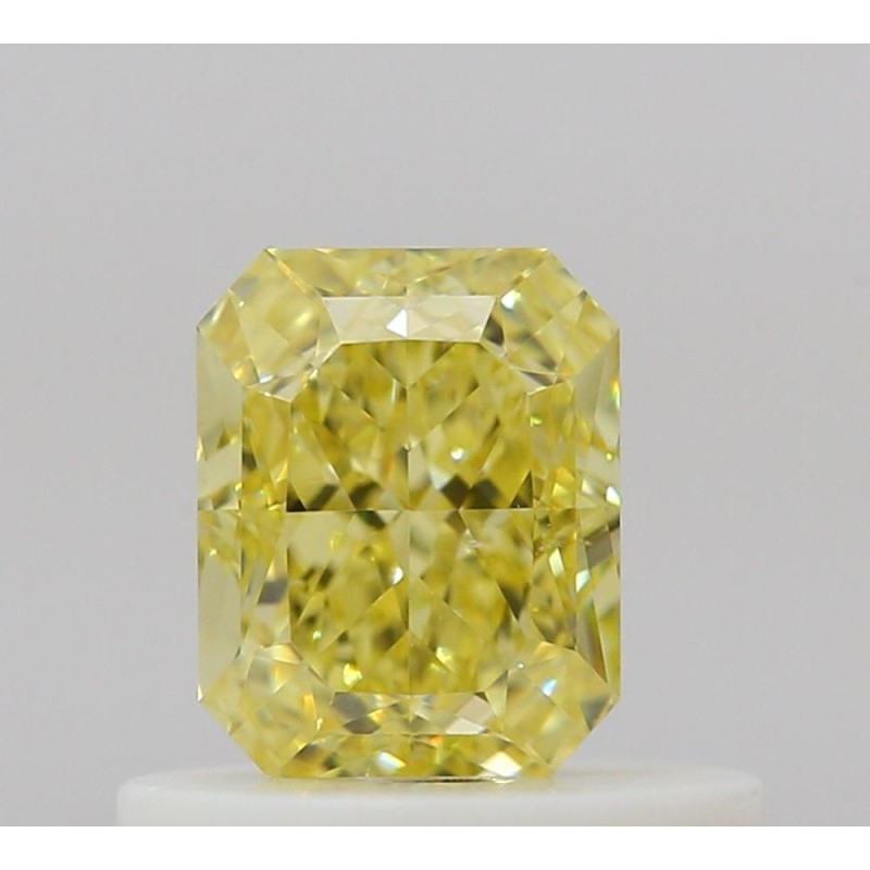 Diament o barwie fantazyjnej radiant, 0.52ct, SI1, Fancy Intense Yellow, GIA 2526570979