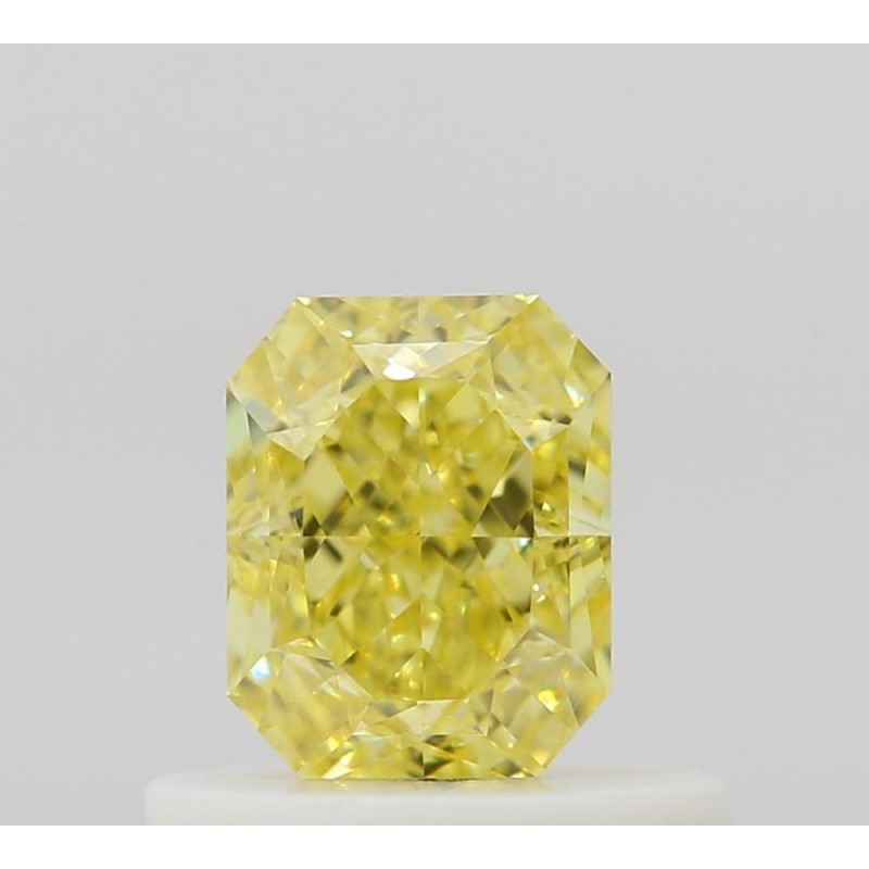 Diament o barwie fantazyjnej radiant, 0.51ct, VS1, Fancy Intense Yellow, GIA 6525193990