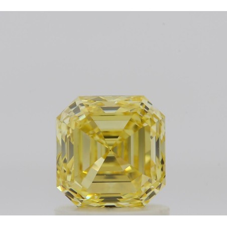 Diament o barwie fantazyjnej szlif szmaragdowy kwadratowy, 1.2ct, VS1, Fancy Intense Yellow, GIA 2516348303