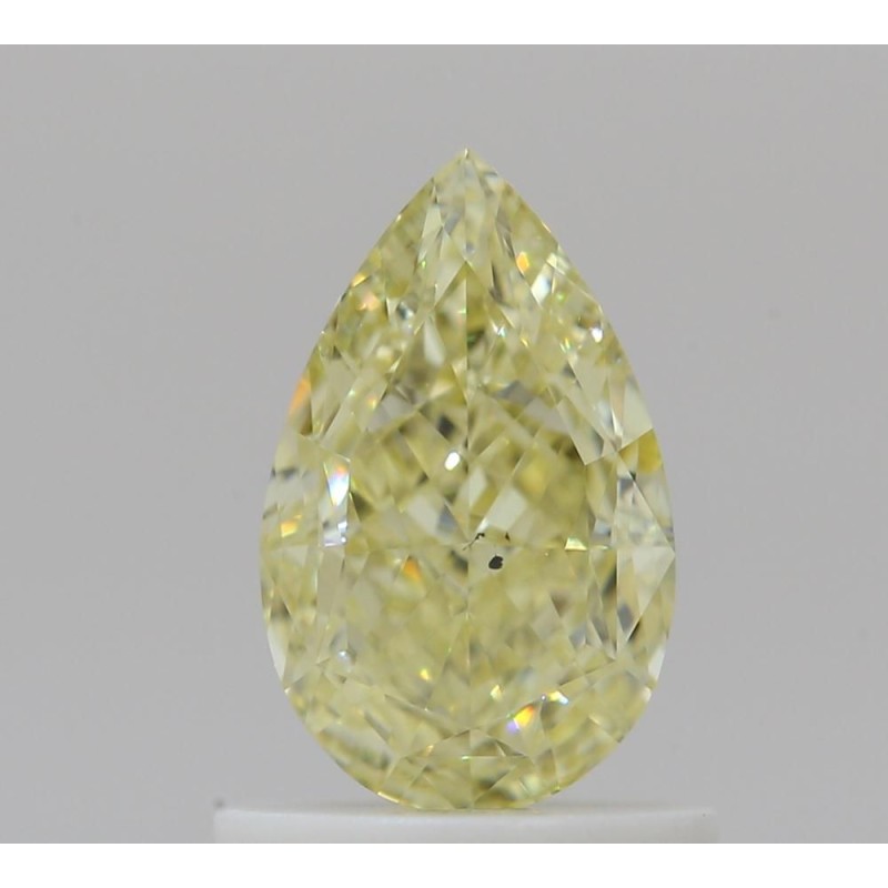 Diament o barwie fantazyjnej szlif gruszkowy, 1ct, SI1, Fancy Yellow, GIA 2516053245