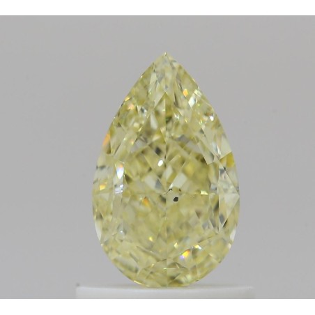 Diament o barwie fantazyjnej szlif gruszkowy, 1ct, SI1, Fancy Yellow, GIA 2516053245