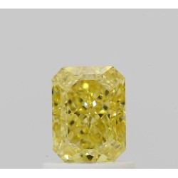 Diament o barwie fantazyjnej radiant, 1ct, VS2, Fancy Intense Yellow, GIA 2517340582
