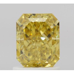 Diament o barwie fantazyjnej radiant, 1.33ct, VS1, Fancy Deep Yellow, GIA 1529297957