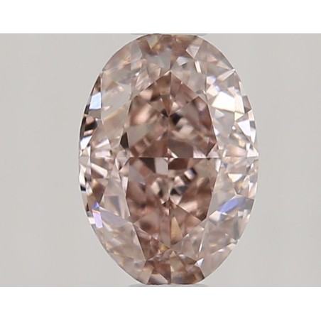 Diament o barwie fantazyjnej szlif owalny, 0.57ct, VS1, Fancy Brown Pink, GIA 1527258842