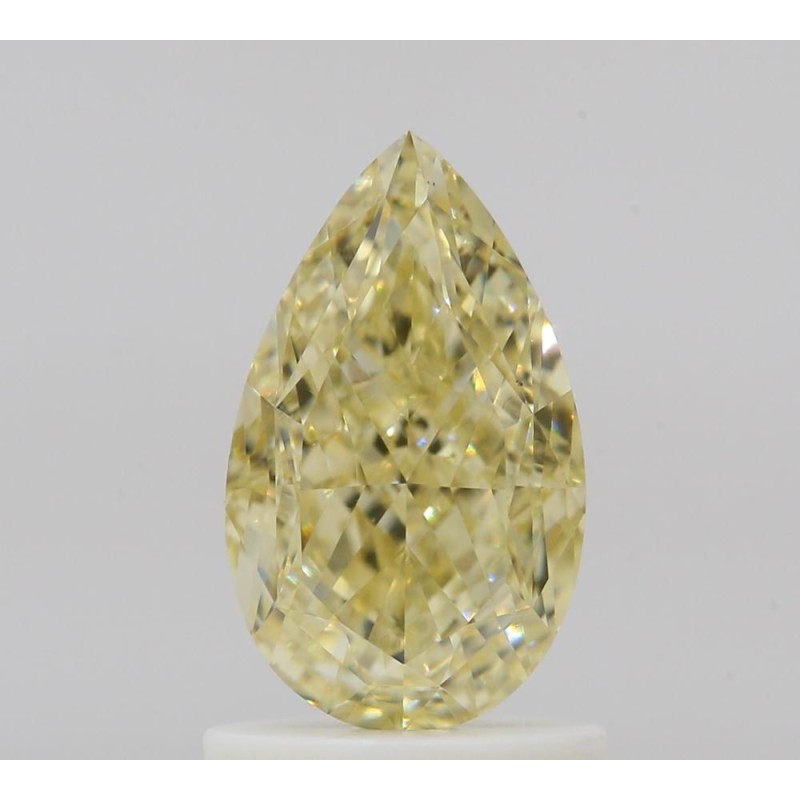 Diament o barwie fantazyjnej szlif gruszkowy, 1.3ct, VS2, Fancy Light Yellow, GIA 6522431223