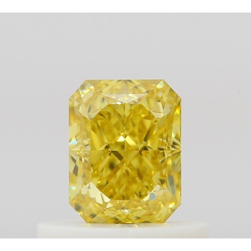 Diament o barwie fantazyjnej radiant, 0.5ct, VVS2, Fancy Vivid Yellow, GIA 5513907512