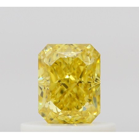 Diament o barwie fantazyjnej radiant, 0.5ct, VVS2, Fancy Vivid Yellow, GIA 5513907512