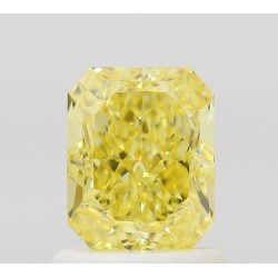 Diament o barwie fantazyjnej radiant, 1.03ct, VS1, Fancy Vivid Yellow, GIA 1525682257
