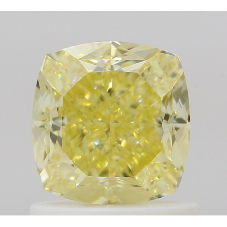 Diament o barwie fantazyjnej szlif poduszkowy brylantowy, 1.17ct, VVS1, Fancy Intense Yellow, GIA 2526441244