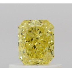 Diament o barwie fantazyjnej radiant, 0.55ct, VVS1, Fancy Intense Yellow, GIA 6525570540