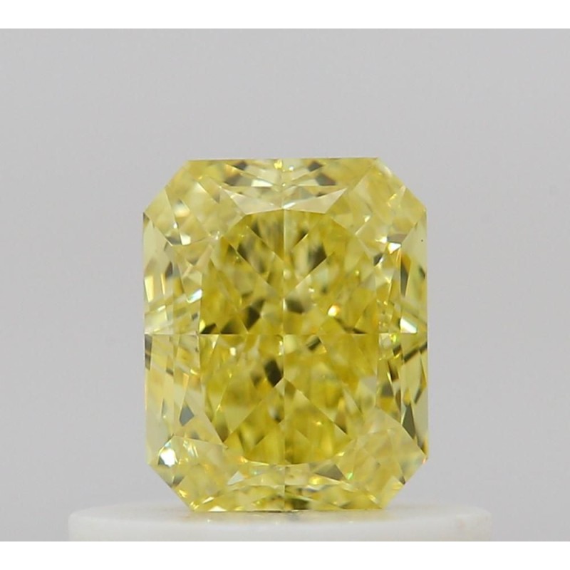 Diament o barwie fantazyjnej radiant, 0.55ct, VVS1, Fancy Intense Yellow, GIA 6525570540