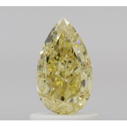 Diament o barwie fantazyjnej szlif gruszkowy, 1.01ct, VS2, Fancy Yellow, GIA 1525683495