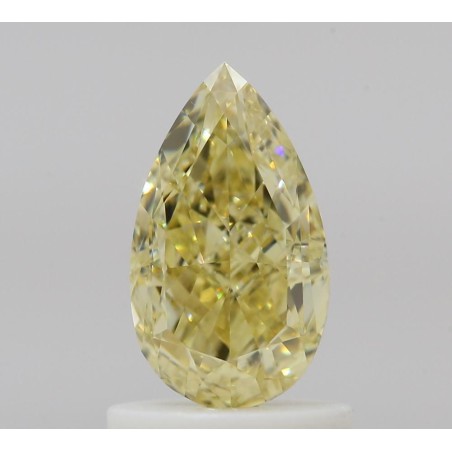 Diament o barwie fantazyjnej szlif gruszkowy, 1.01ct, VS2, Fancy Yellow, GIA 1525683495