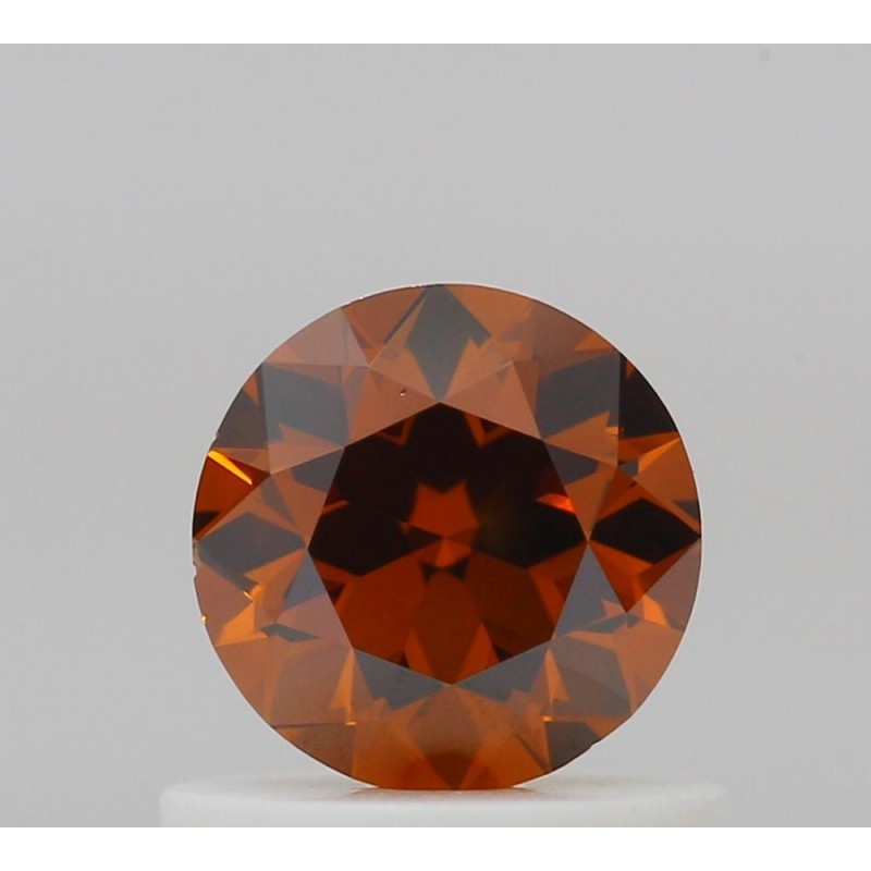 Diament o barwie fantazyjnej szlif okrągły, 0.62ct, SI2, Fancy Deep Orange, GIA 1528868981 Diament o barwie fantazyjnej szlif okrągły, 0.62ct, SI2, Fancy Deep Orange, GIA 1528868981