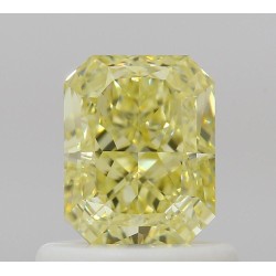 Diament o barwie fantazyjnej radiant, 0.73ct, VS1, Fancy Intense Yellow, GIA 7531108558