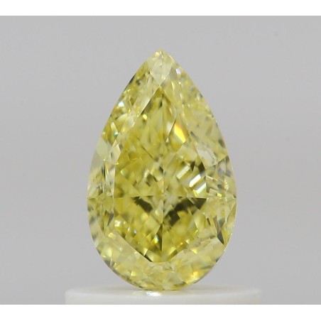 Diament o barwie fantazyjnej szlif gruszkowy, 0.79ct, VS1, Fancy Intense Yellow, GIA 1538042019
