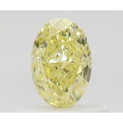 Diament o barwie fantazyjnej szlif owalny, 0.5ct, VS2, Fancy Intense Yellow, GIA 5476567876