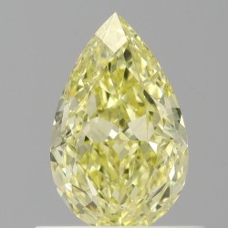 Diament o barwie fantazyjnej szlif gruszkowy, 0.73ct, VS2, Fancy Yellow, GIA 5516674672