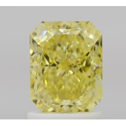 Diament o barwie fantazyjnej radiant, 1.7ct, VS1, Fancy Intense Yellow, GIA 2527710113
