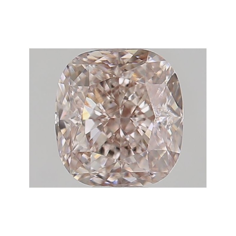 Diament o barwie fantazyjnej szlif poduszkowy brylantowy, 0.72ct, VVS2, Fancy Brown Pink, GIA 5483259534